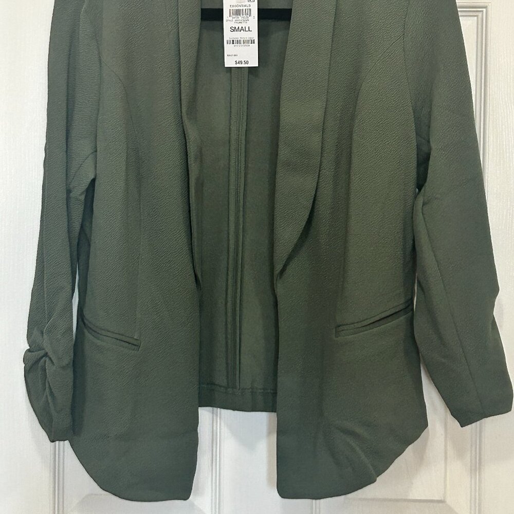 *** NEW *** 3/4 Sleeve Knit Blazer - Size Small - Picture 3 of 5